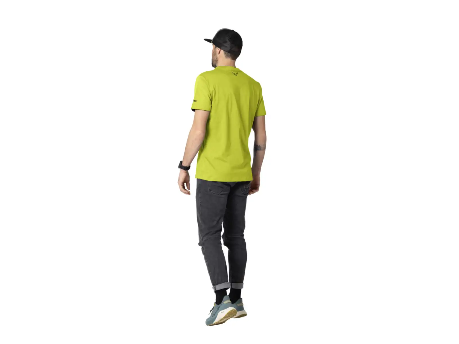 Dynafit Graphic Cotton Herren T-Shirt Kurzarm Golden Lime