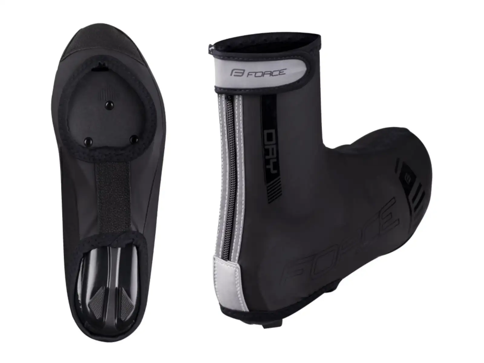 Force Pu Dry Road Überschuhe für Rennradschuhe in Schwarz