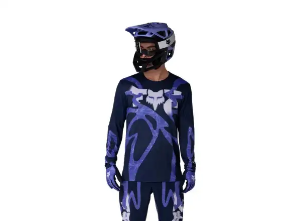 Fox Flexair Herren-Trikot Langarm Diffuse Special Edition Blueberry