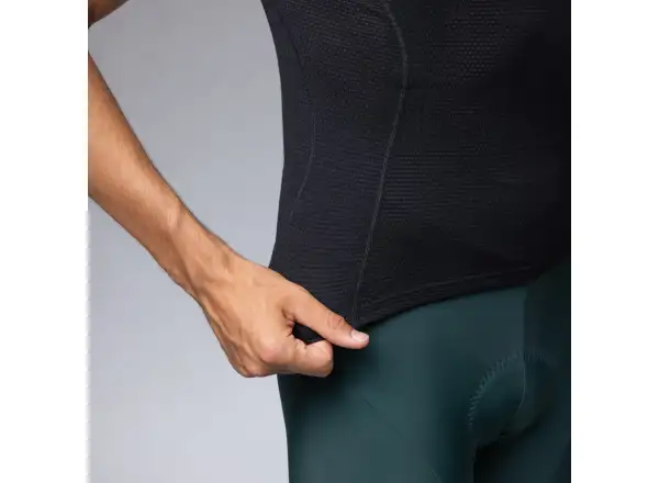 Alé Intimo Merino Herren Unterhemd kurzer Ärmel Black