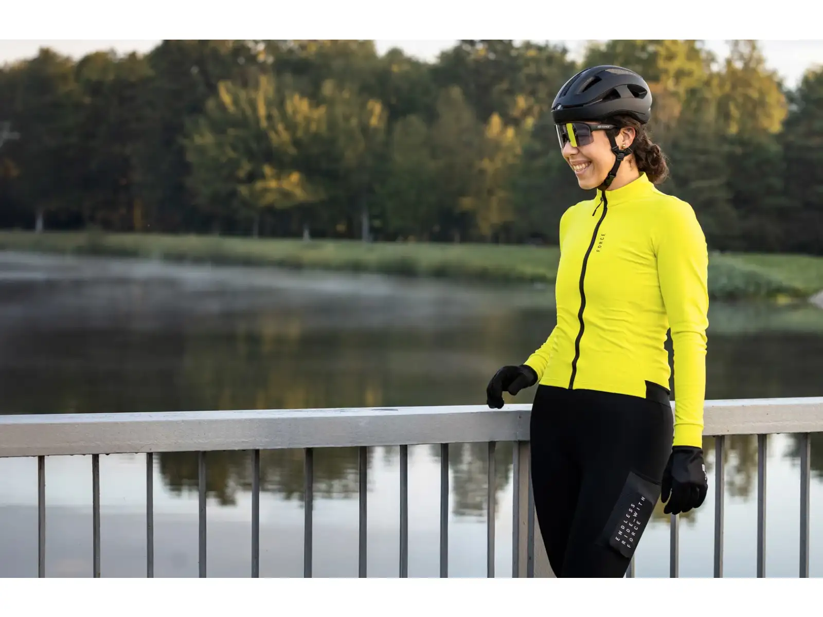 Force Spire Fahrradbrille schwarz/fotochromatisches Glas