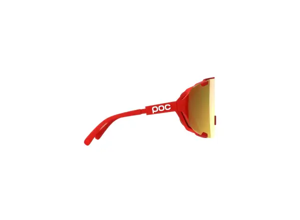 POC Devour + Sonnenbrille Prismane Red/Clarity Road/Partly Sunny Gold