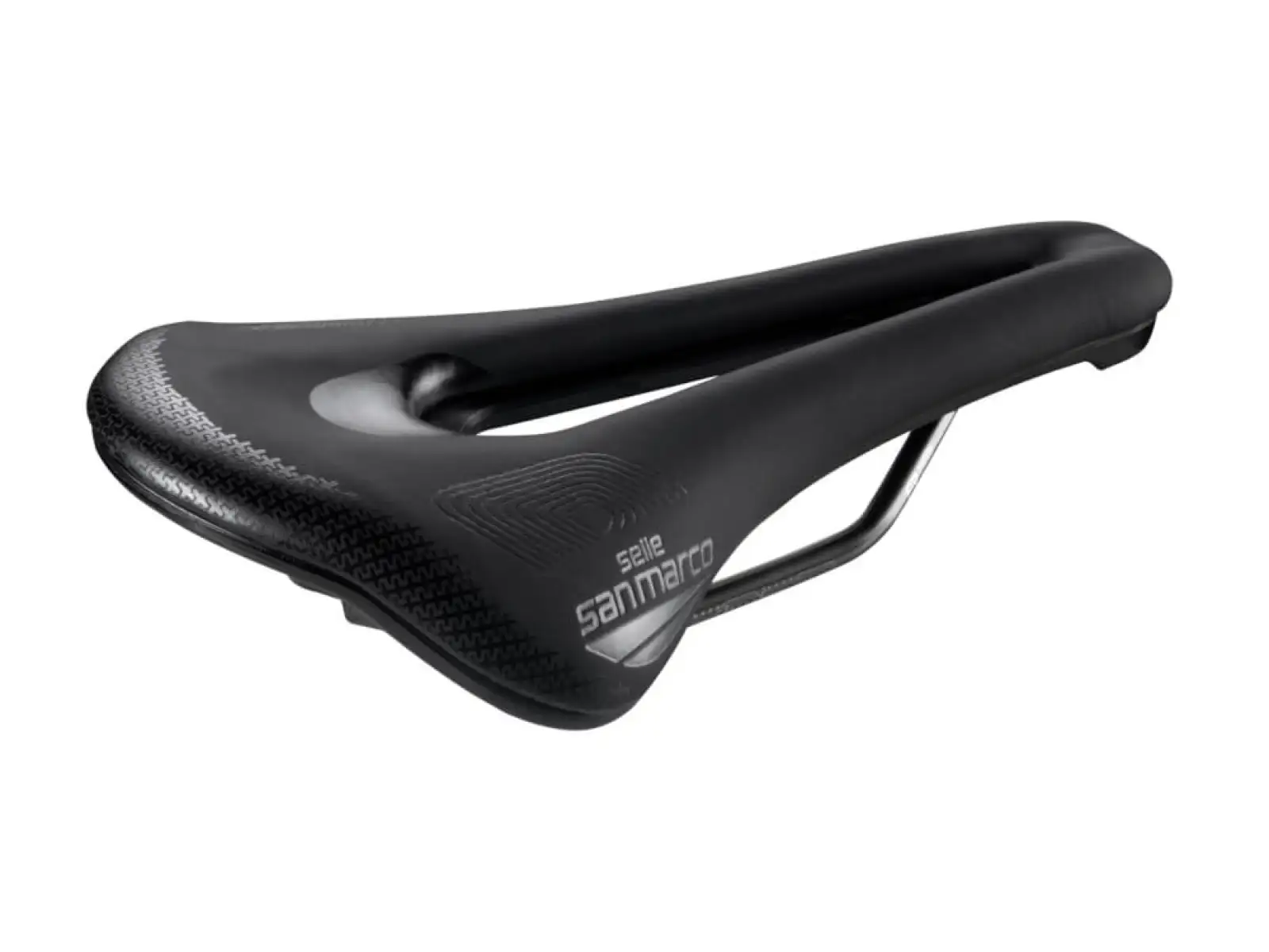 Selle San Marco Shortfit 2.0 Supercomfort Open-Fit Racing Narrow Sattel Schwarz