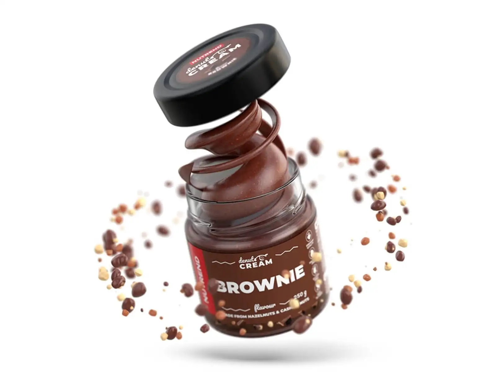 Nutrend Denuts Cream zarte Nusscreme 250 g brownie