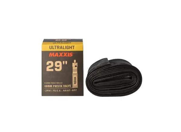 Maxxis Ultraleicht 29x1,75/2,4" MTB Schlauch mit 48 mm Autoventil.