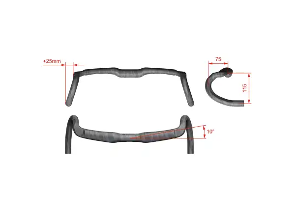 FSA K-WING AGX Carbon Compact Rennlenker