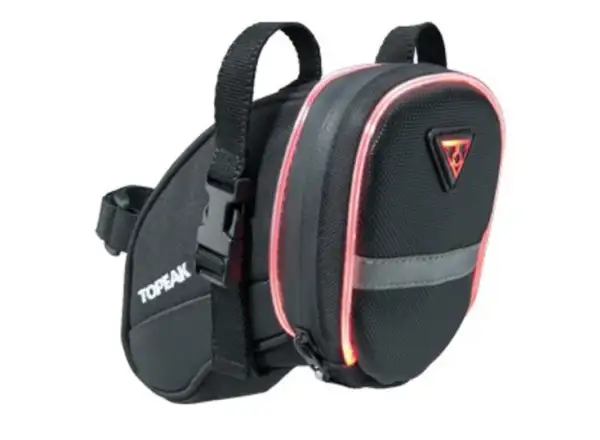 Topeak Aero Wedge iGlow Medium Satteltasche mit Riemen