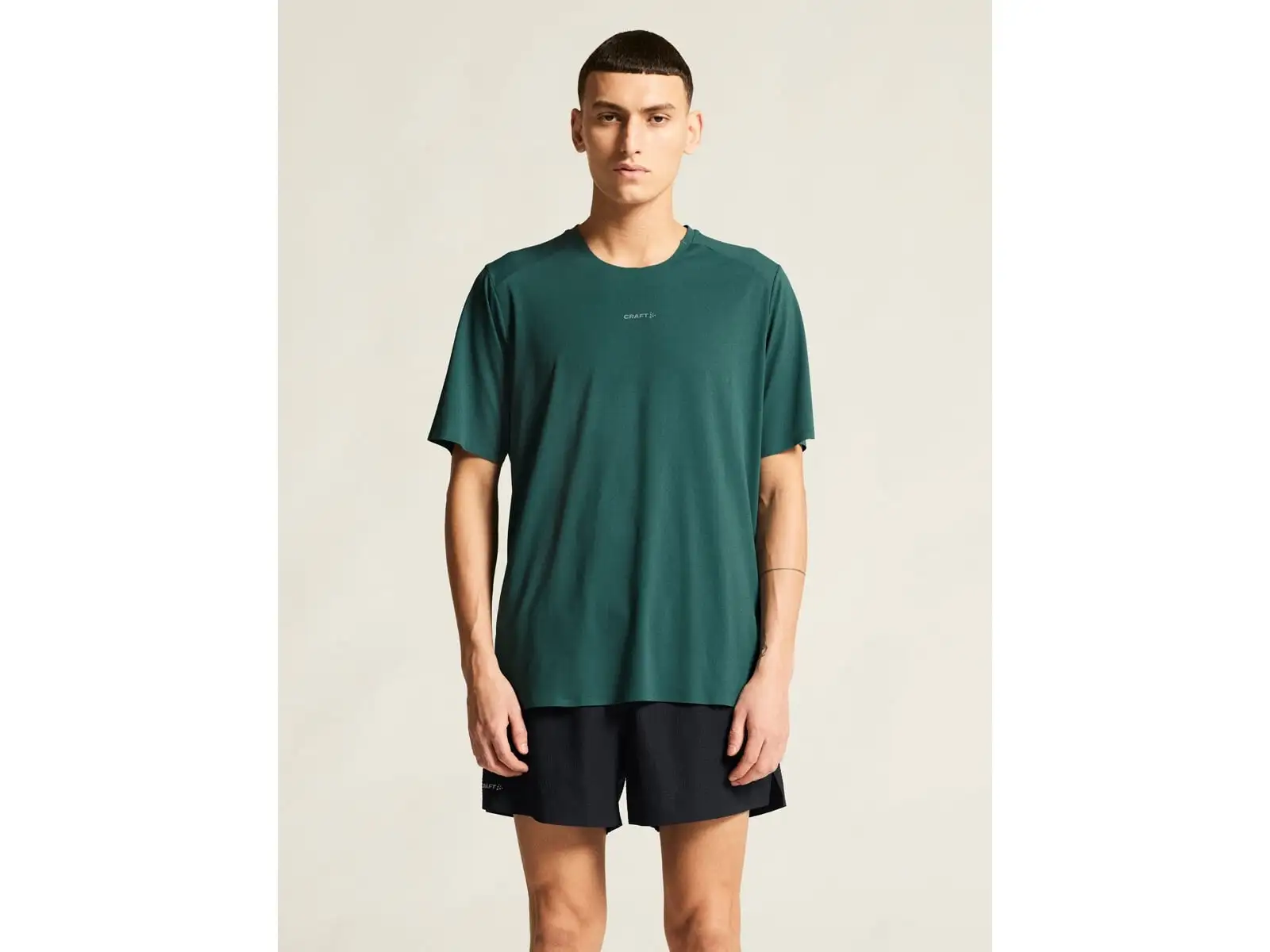 Craft Hypervent Herren-T-Shirt kurzer Ärmel grün