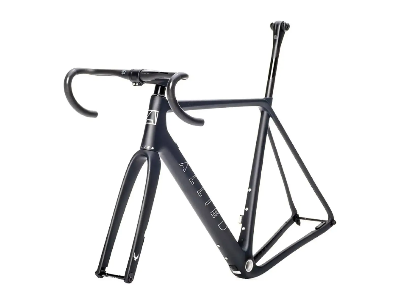 Allied Cycle Works Echo Gravel-Rahmenset Schwarz