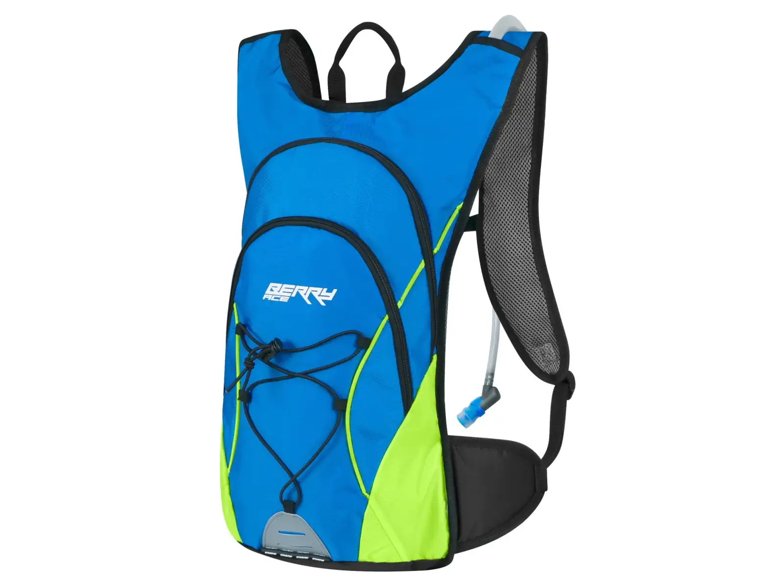 Force Berry Ace Plus Rucksack mit 12+2 l Reservoir in Blau/Fluo.