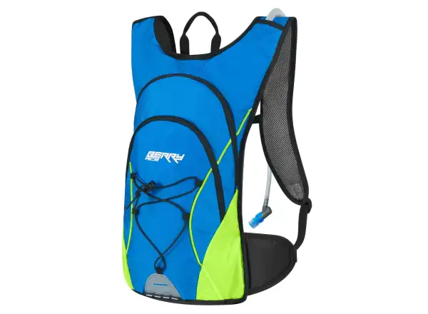 Force Berry Ace Plus Rucksack mit 12+2 l Reservoir in Blau/Fluo.
