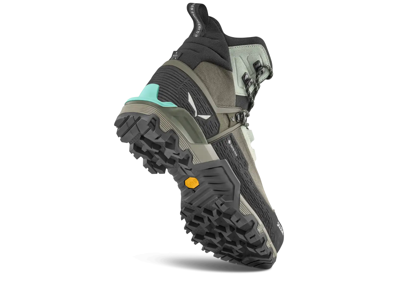 Salewa Mountain Trainer 3 Tech Mid GTX Damen Wanderstiefel Shadow/Faded Green
