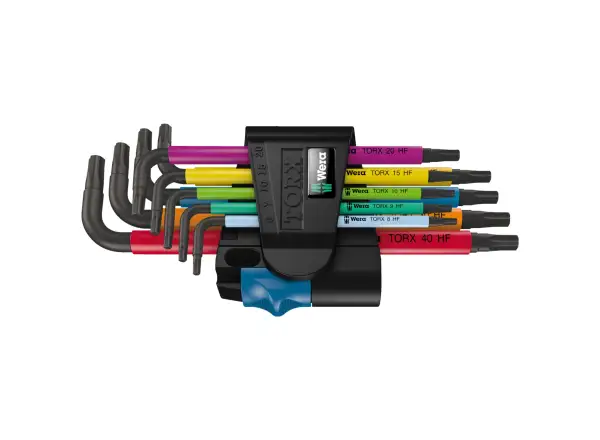 Wera 967/9 TX Multicolour HF 1 TORX Winkelschlüssel mit Haltefunktion Satz 9 Stk.