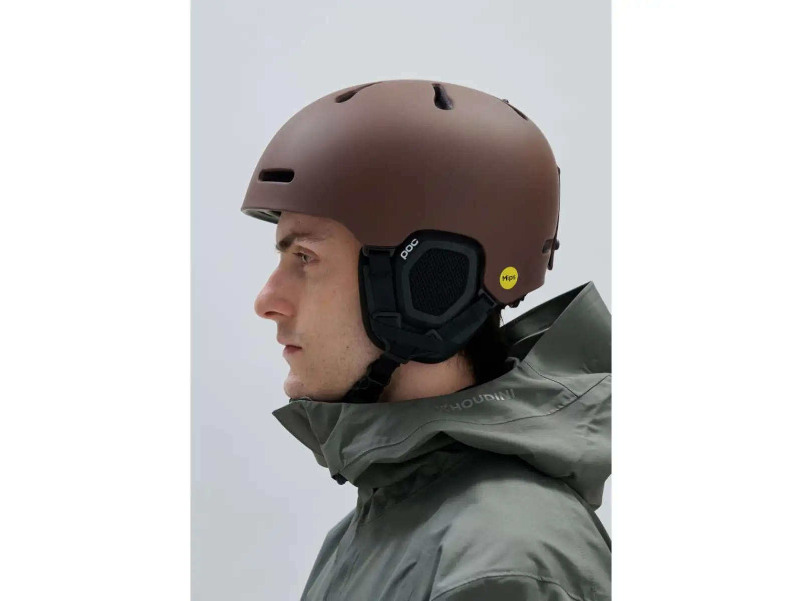 POC Fornix MIPS Skihelm Bronzite Brown Matt