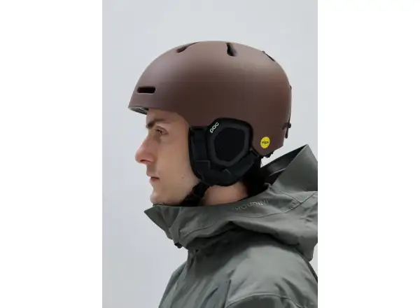 POC Fornix MIPS Skihelm Bronzite Brown Matt