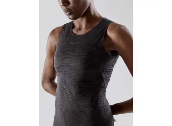 Craft Pro Dry Nanoweight Damen Trikot ohne Ärmel Schwarz