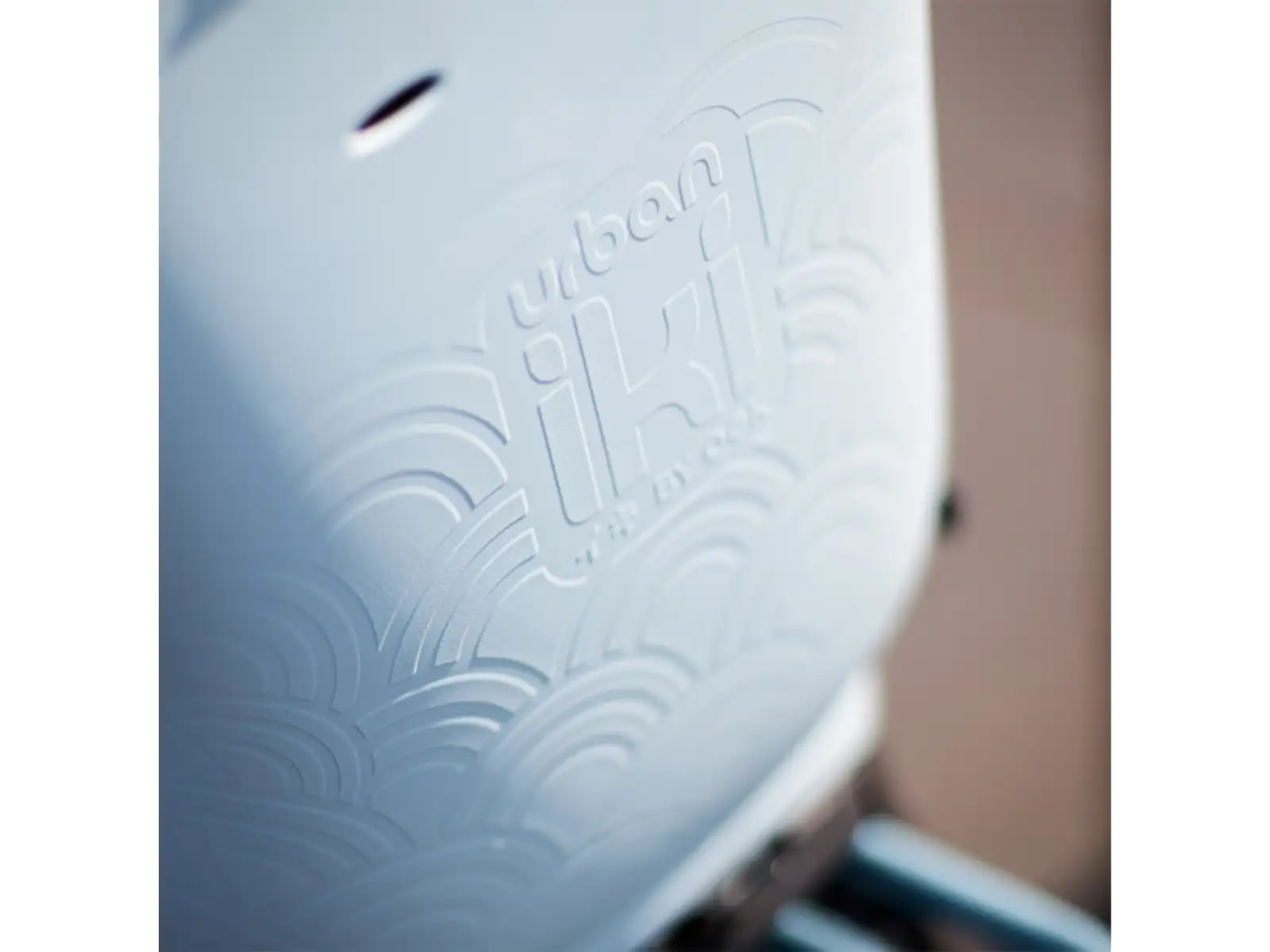 Urban Iki Fahrrad-Hecksitz mit Adapter und Rahmenhalterung SET Aotake Hellblau