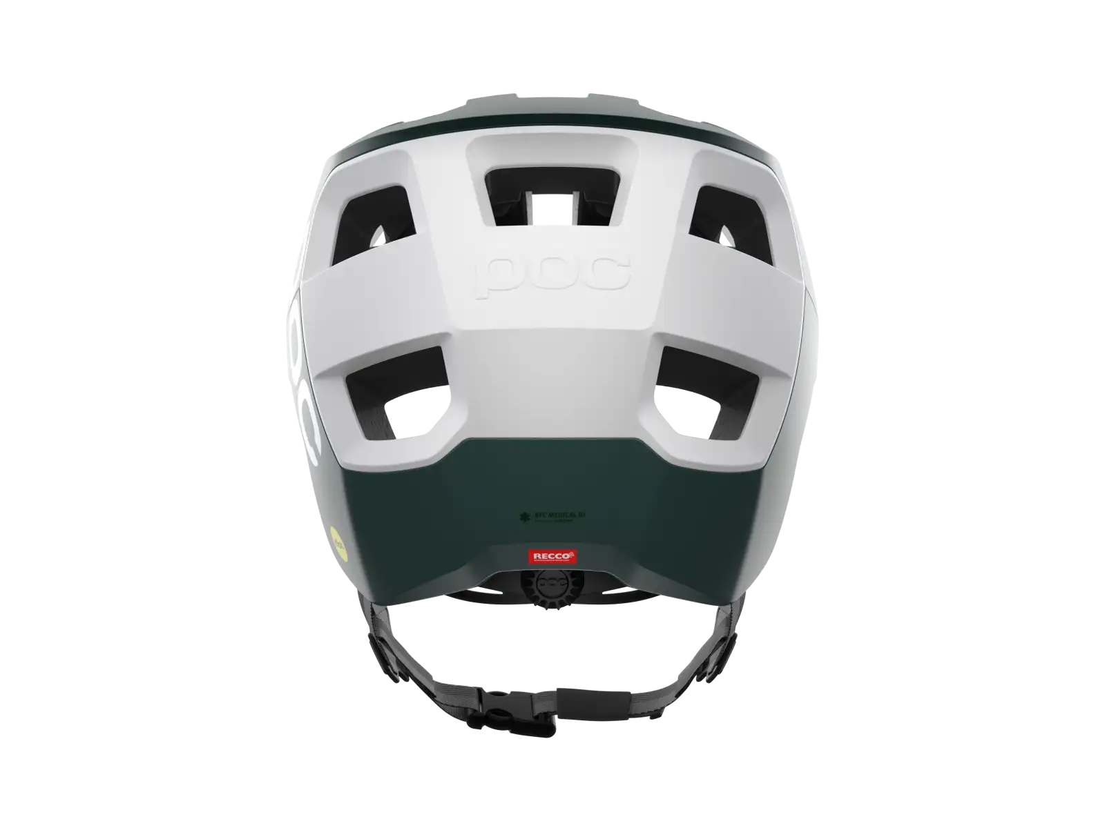 POC Kortal Race MIPS Helm - Pargasite Green Matt/Hydrogen White Matt
