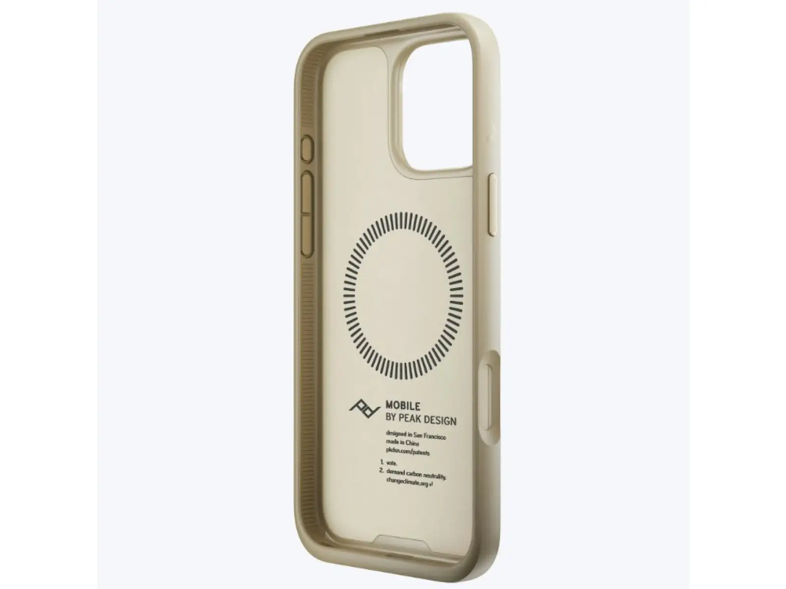 Peak Design Mobile Everyday Clarino Case für iPhone 16 Pro Max Handyhülle Bone