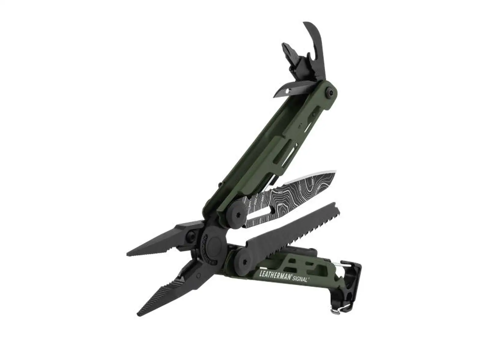 Leatherman Signal Multitool Grün Topo