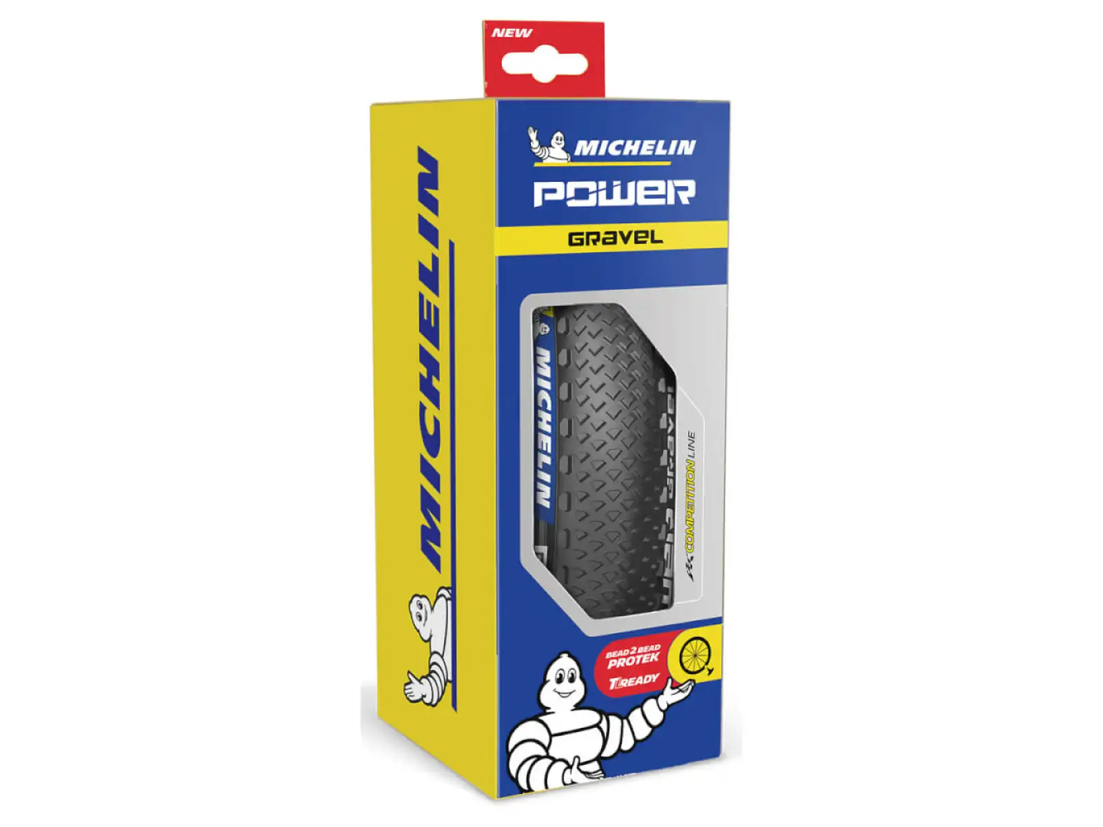 Michelin Power Gravel Wettbewerbslinie TS TLR 28" Schotterreifen Kevlar schwarz