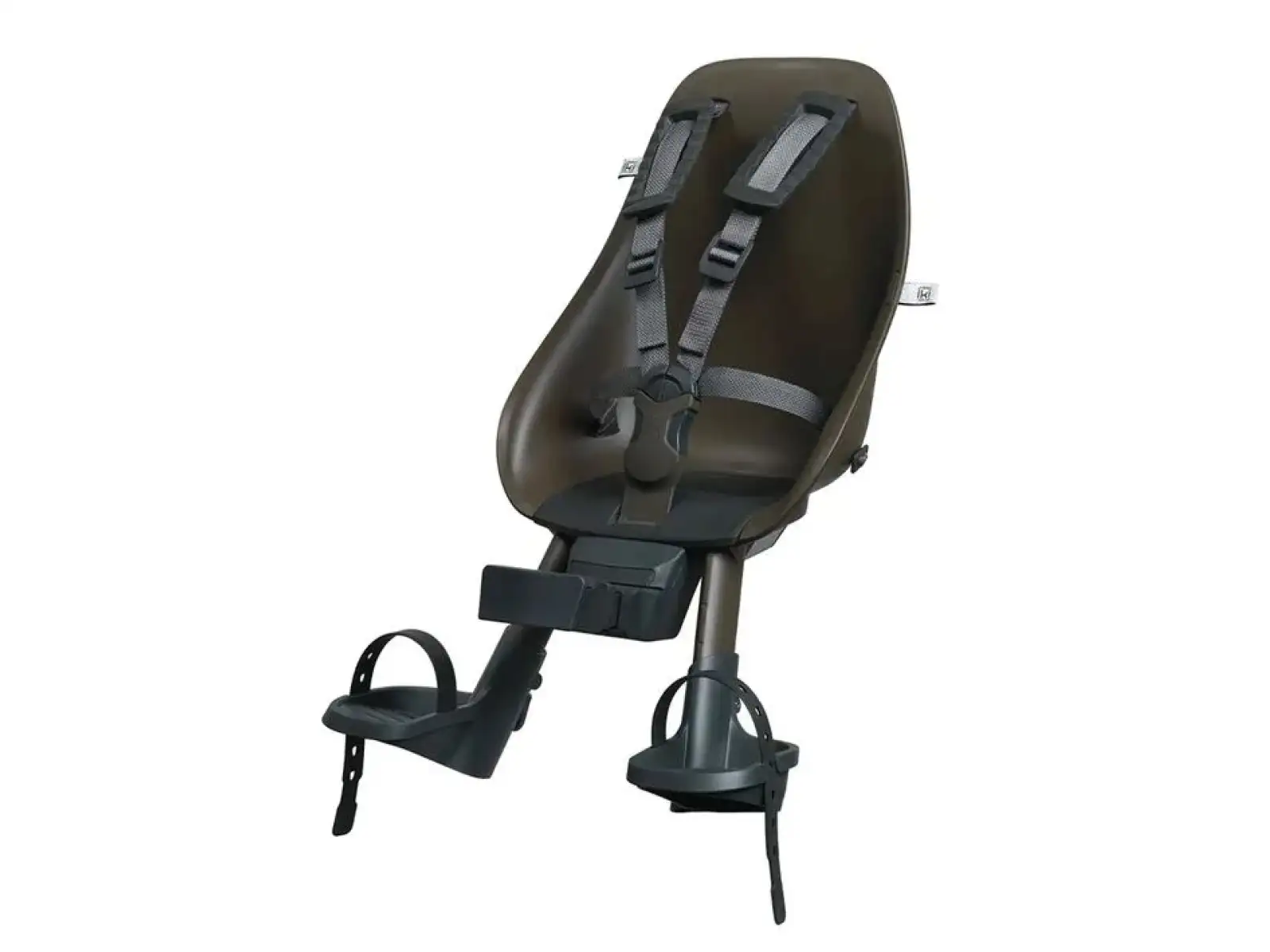 Urban Iki Kindersitz vorne mit Koge Brown/Bincho Black Adapter.