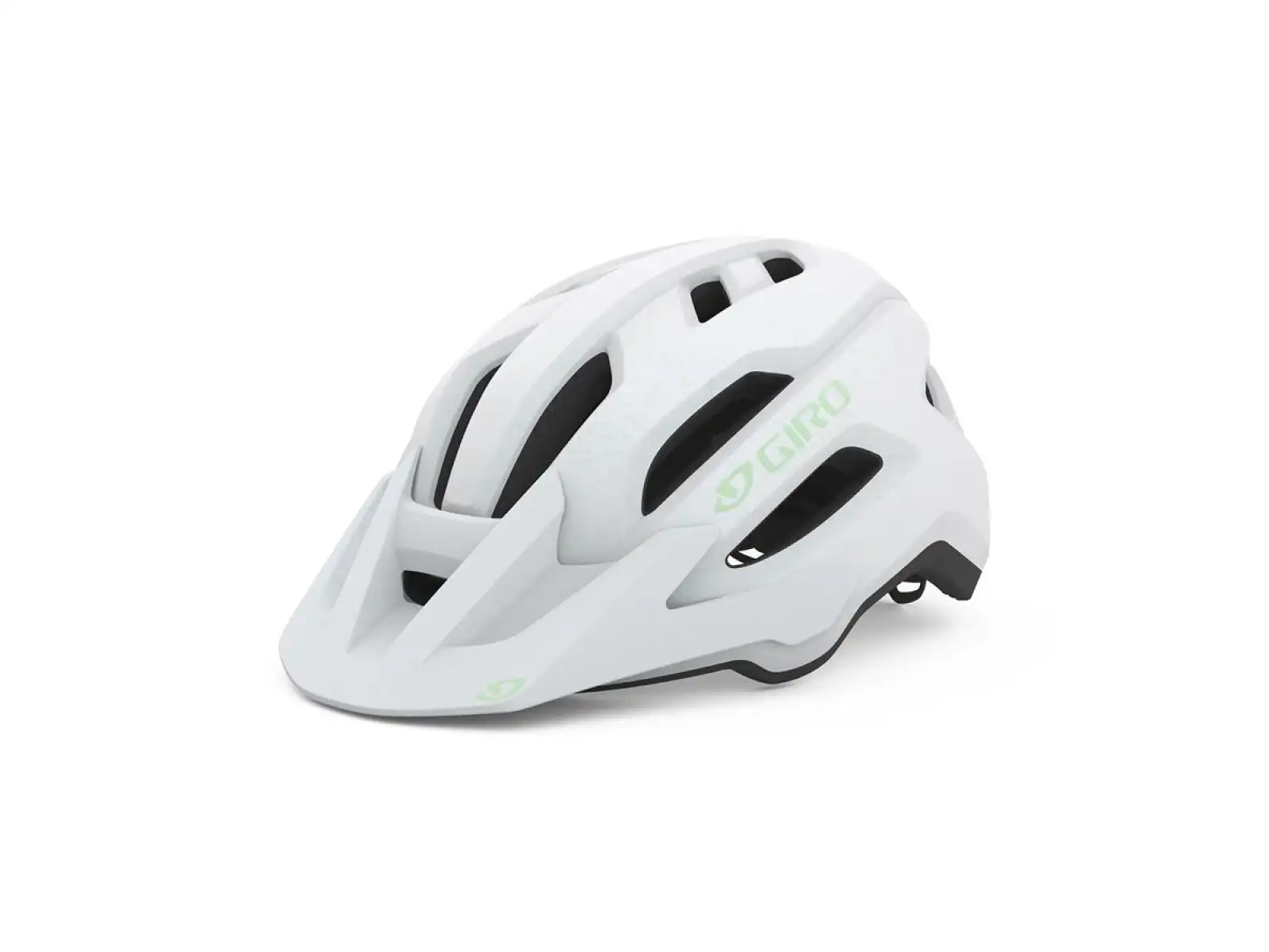 Giro Fixture II W Damenhelm Mat White/Space Green Größe Uni (50–57 cm)