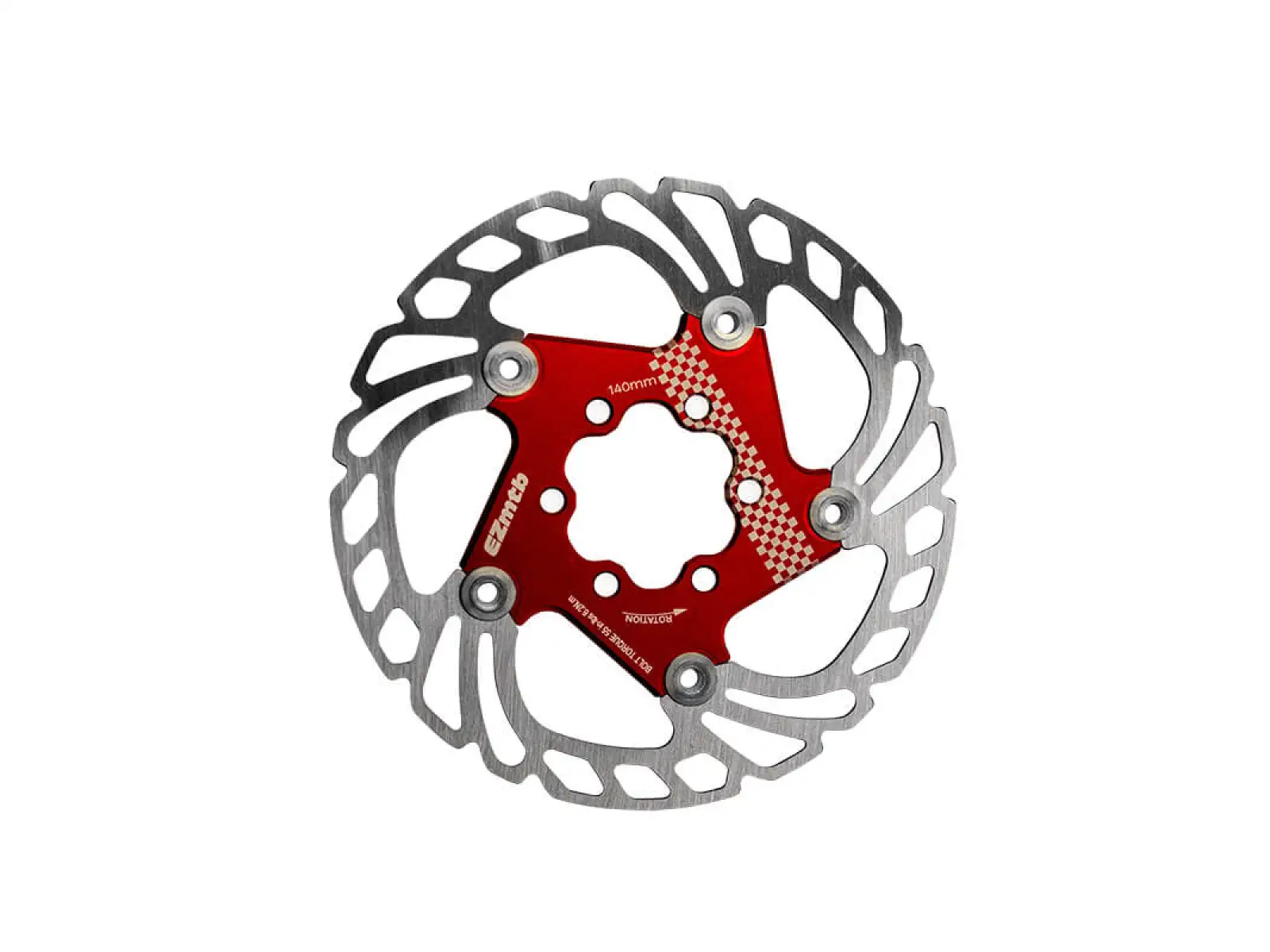 EZmtb Bremsscheibe 140 mm rot