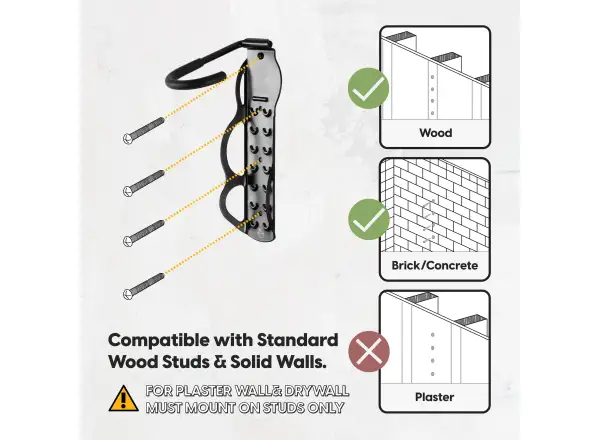 Bike Hand YC-101 Fahrradhalter zur Wandmontage für das Vorderrad