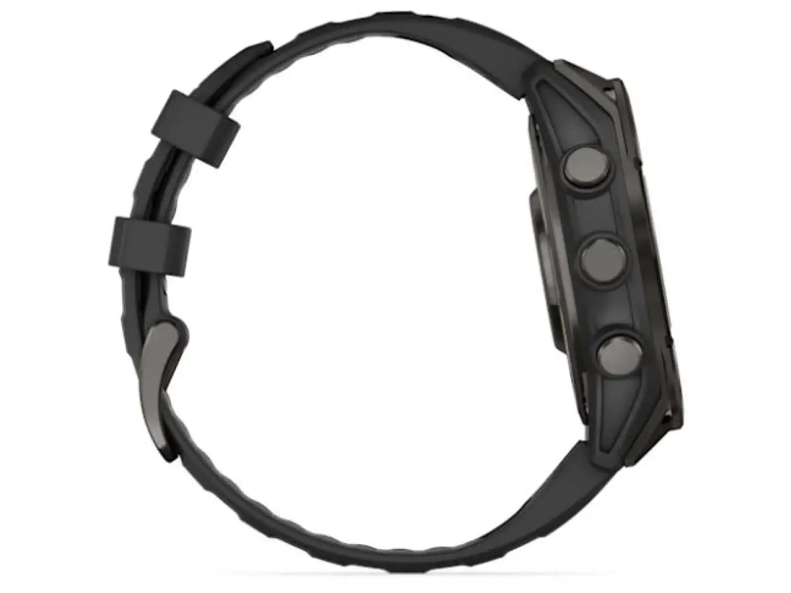 Garmin fenix 8 - 47 mm AMOLED Saphir Smartwatch Carbon Grey DLC Titan Schwarz/Grau