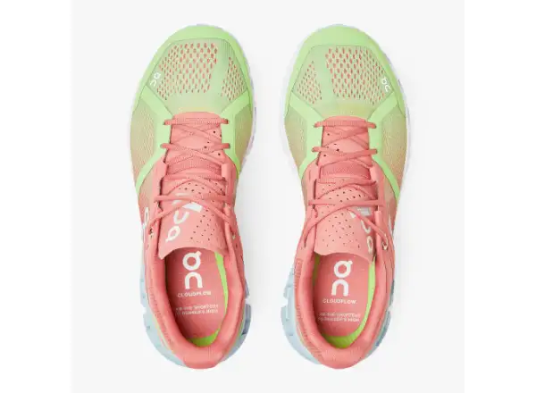 On Cloudflow W Damenlaufschuhe Guava/Dustrose