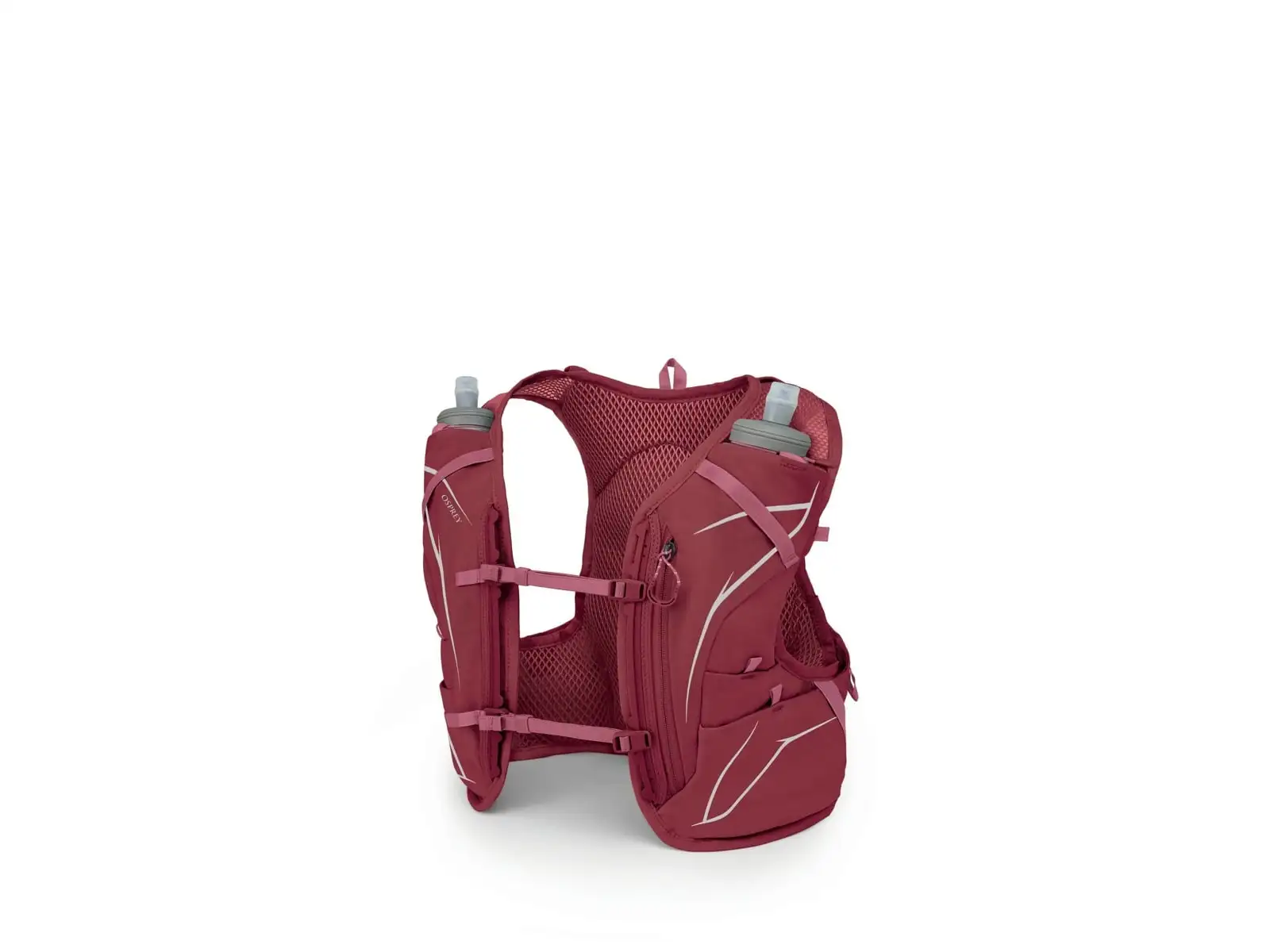 Osprey Dyna 6 Damen-Laufweste + 2x Flasche Hydraulics 0,5 l Kakio/Manuka Pink