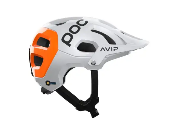 POC Tectal Race MIPS NFC Helm Hydrogen White/Fluorescent Orange AVIP