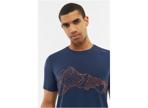 Viking Lenta Bamboo Herren T-Shirt Kurzarm Blue