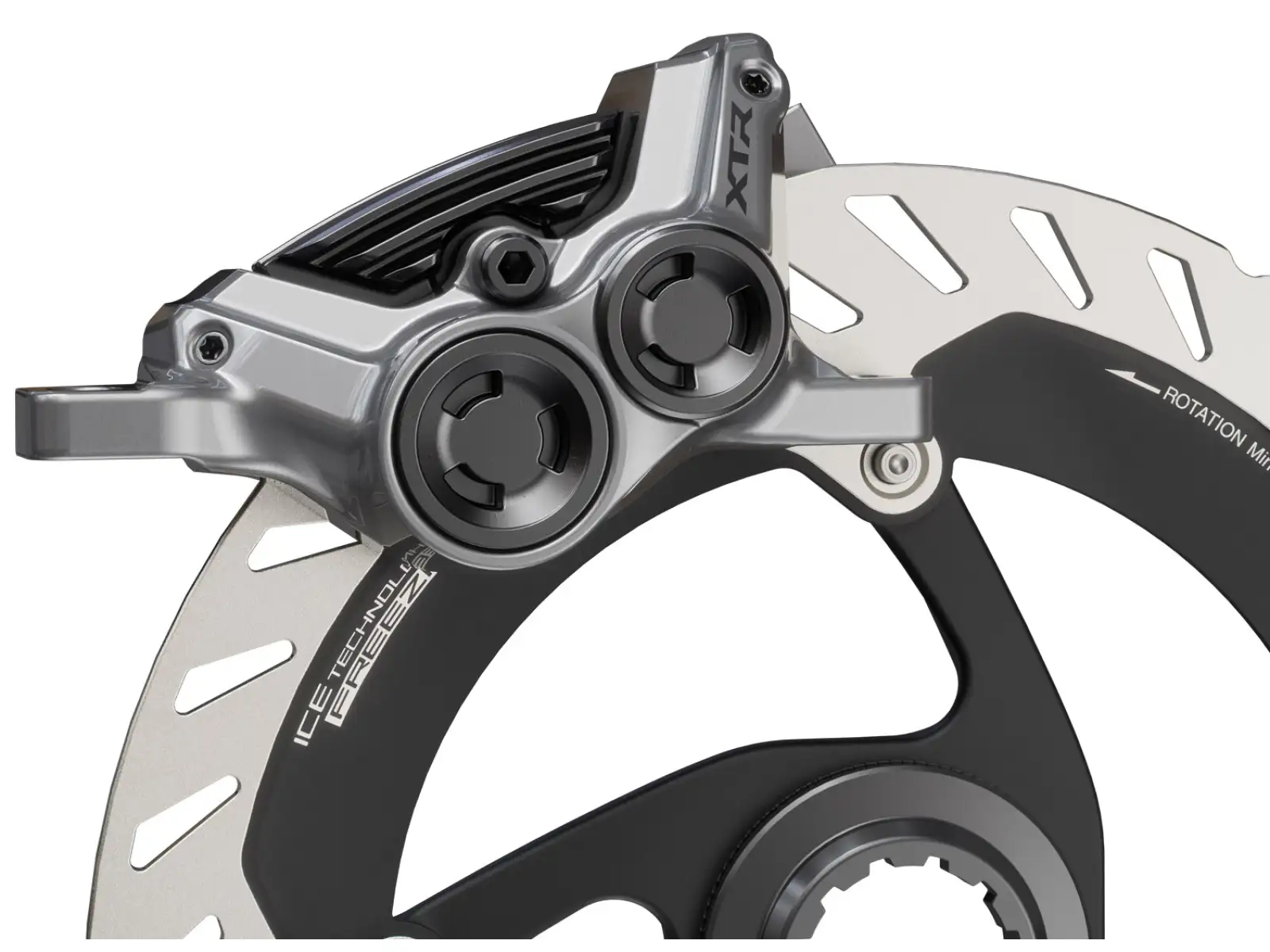 Shimano XTR BR-M9220+BL-M9220 Scheibenbremse hinten Beläge Metall mit Kühlung