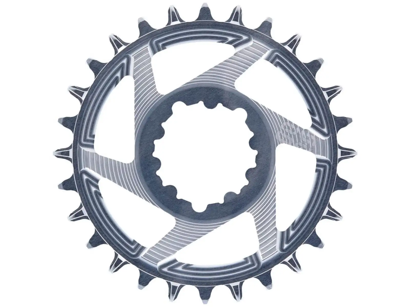 E-13 Helix Race Sram DM Kettenblatt 3 mm Offset 34 Zähne Grau