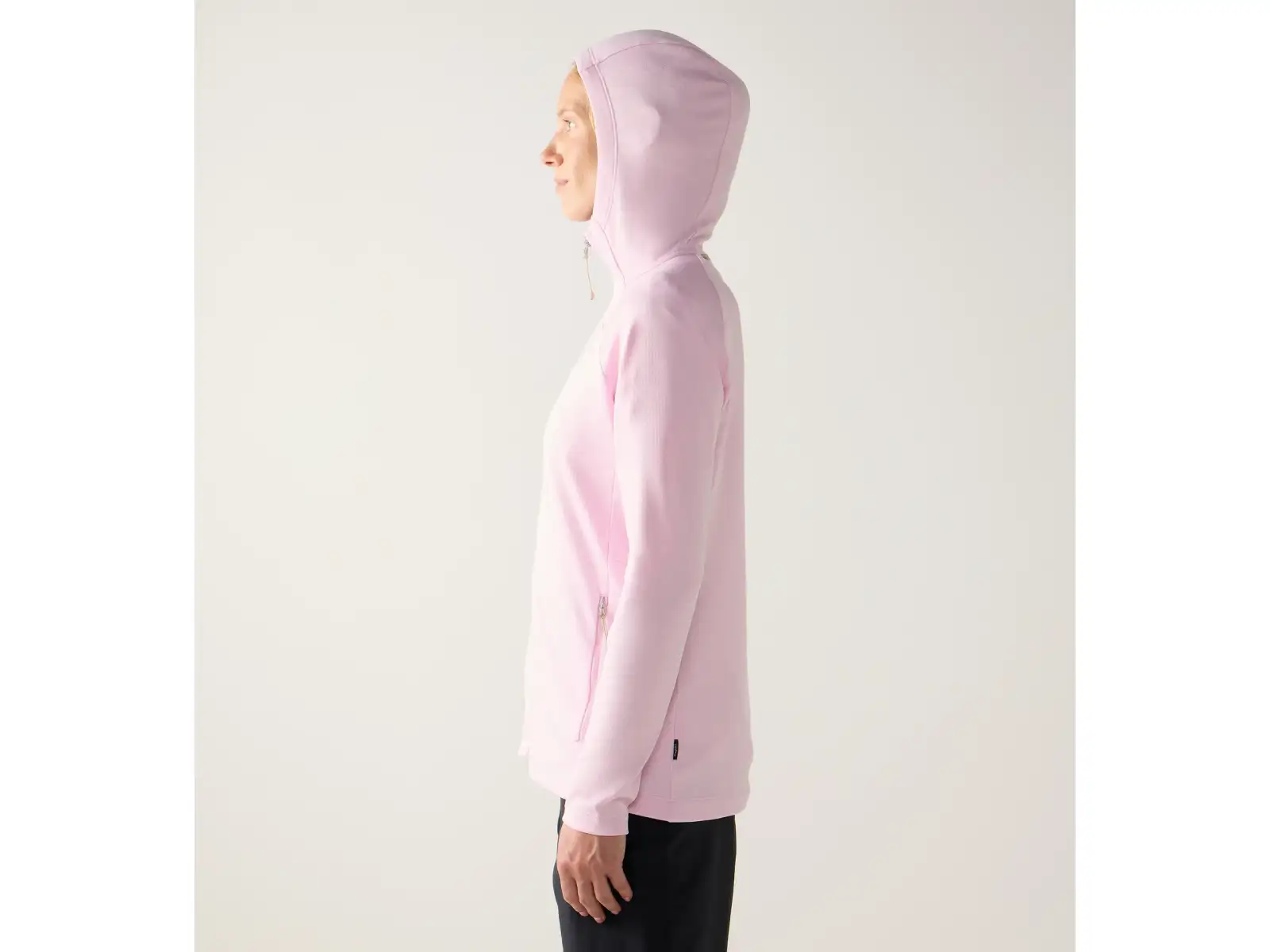 Haglöfs Korp Mid Hood Damen-Sweatshirt Fresh Pink