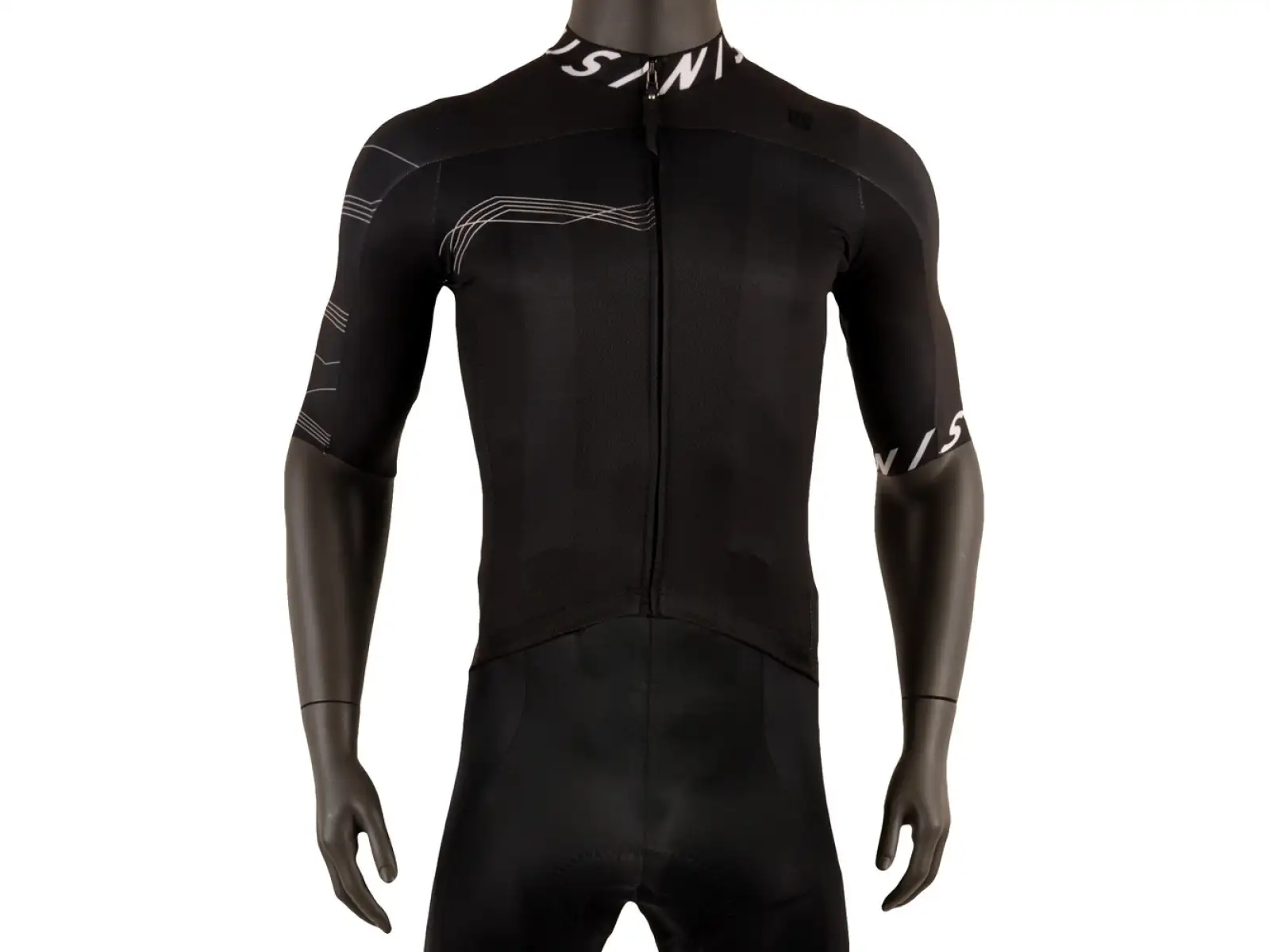 Silvini Stelvio Herren Kurzarmtrikot schwarz/weiß