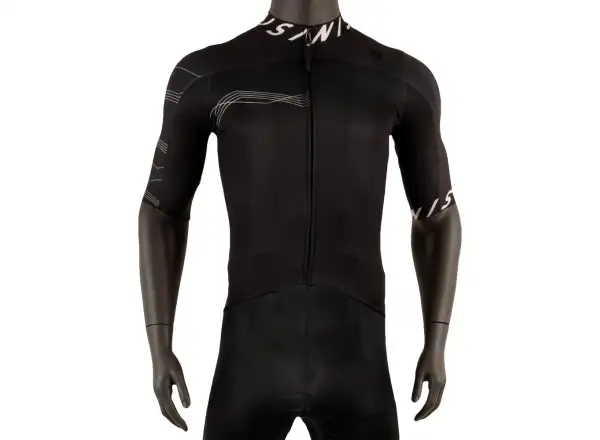 Silvini Stelvio Herren Kurzarmtrikot schwarz/weiß