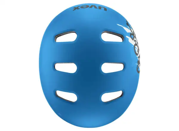 Uvex Kid 4 Style Kinderhelm Super Hero Blue Matt