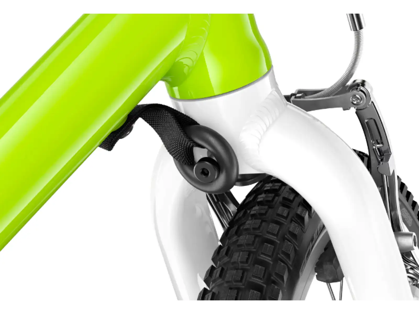 Woom 3 Echse Limette 16 Kinderfahrrad