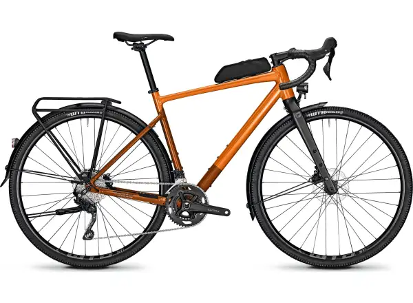 Focus Atlas 6.7 EQP DI Gravel Bike Rostorange Glänzend/Rostbraun Glänzend