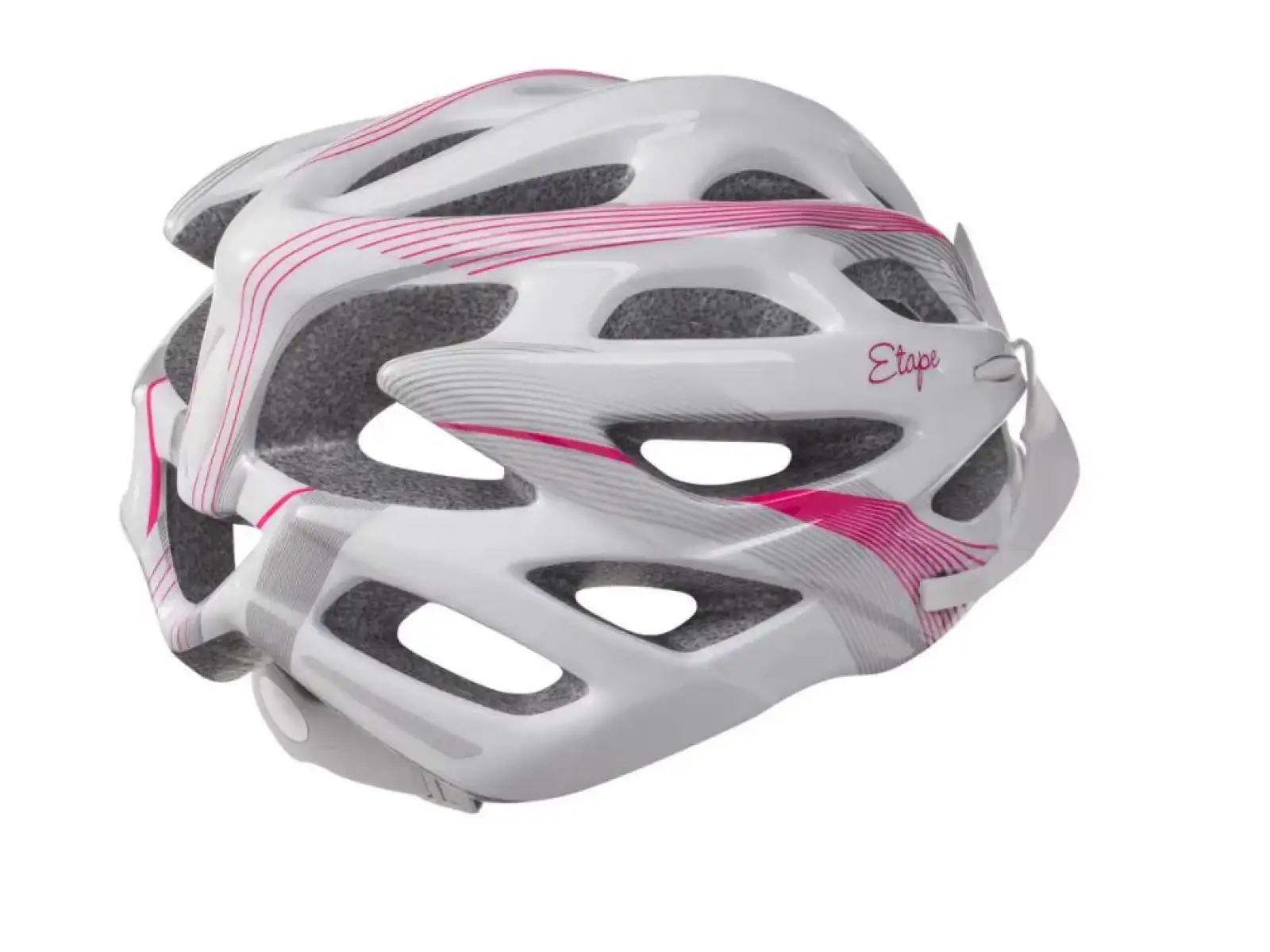 Etape Vesper Fahrradhelm weiß/pink