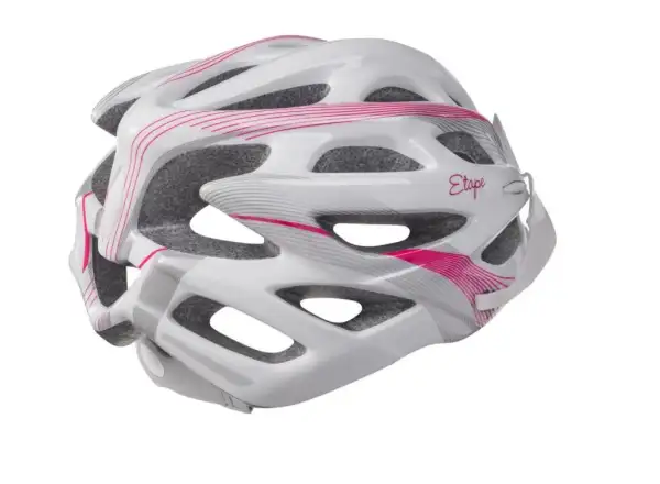Etape Vesper Fahrradhelm weiß/pink