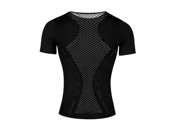 Force Summer Funktions-T-Shirt mit kurzen Ärmeln in Schwarz