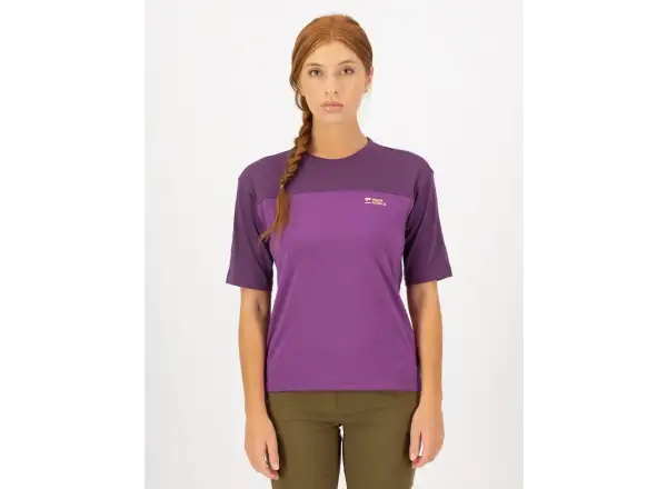 Mons Royale Diversion Merino Damen Trikot Kurzarm Ultraviolet/Boysenberry
