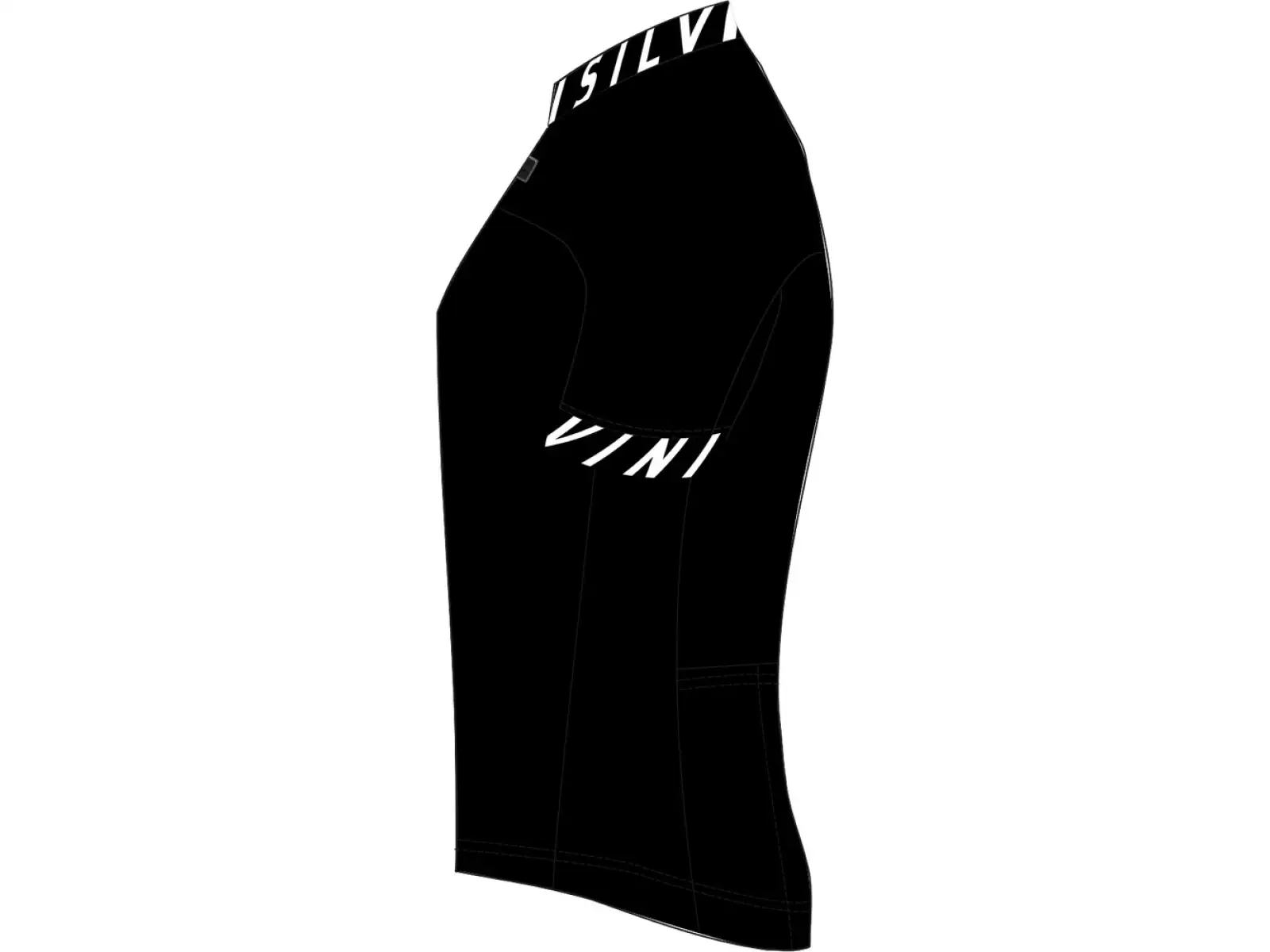 Silvini Stelvio Herren Kurzarmtrikot schwarz/weiß