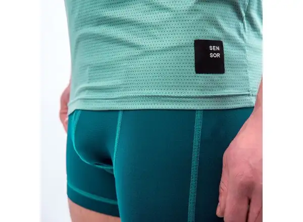 Sensor Coolmax Impress Herren T-Shirt Kurzarm Mint/Trees