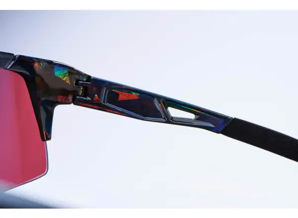 Fahrradbrille 100% SPEEDCRAFT Schwarz Holographic/Hiper Blau