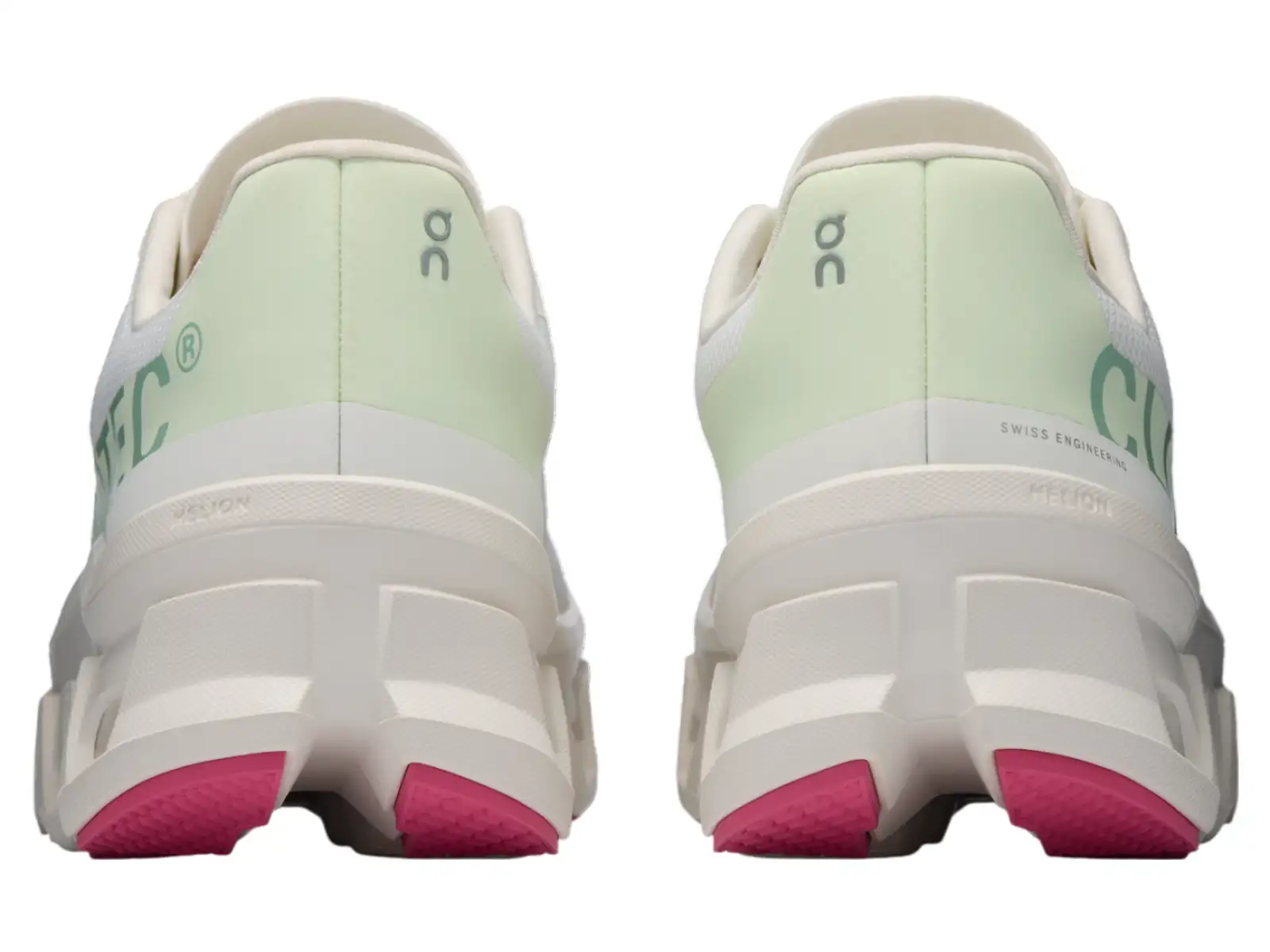On Cloudmonster Damen Laufschuhe White/Lima